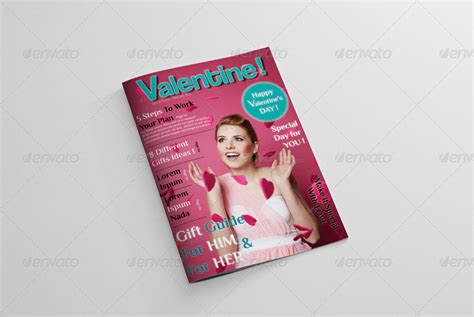 24 Pages Valentine Magazine Template Print Templates Graphicriver