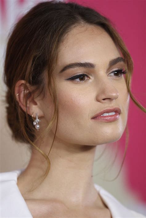 Lily James Lily James Walks The Red Carpet Baby Driver Pr Flickr