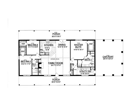 View our ranch floor plans for the ranch style modular home which is typically a one story home and is either an rectangle or 'l' shape. Ranch Style House Plan - 3 Beds 2 Baths 2015 Sq/Ft Plan ...