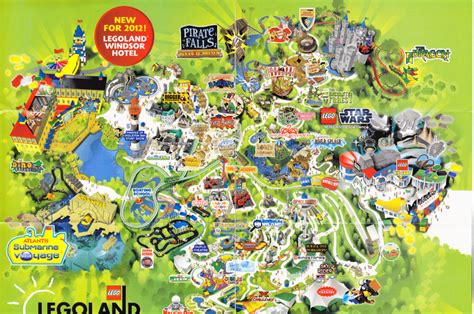 Legoland Windsor 2012 Park Map