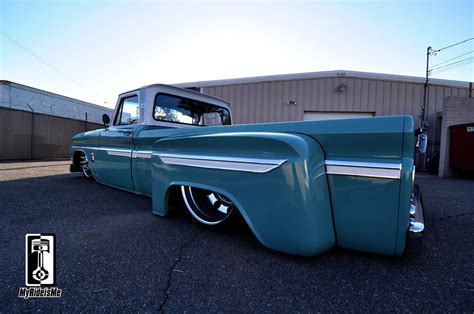 Custom 1964 Chevy Dually Hammered On 22s