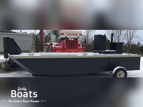 2021 Commercial Boats Steel Work Barge With Push Knees Console And