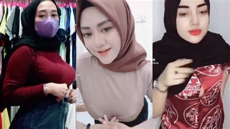 Tiktok Hot Tante Jilbab Ketat Gunung Nya Gede Youtube