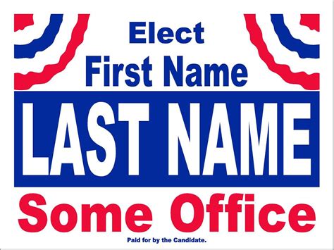 Political Yard Sign Templates Age Graphics