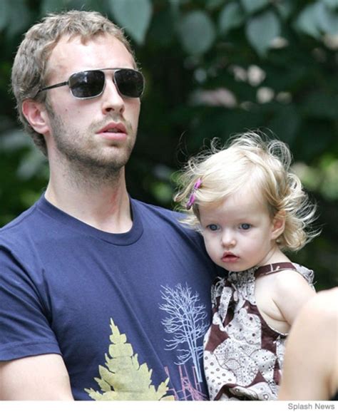 Chris Martin And Daughter