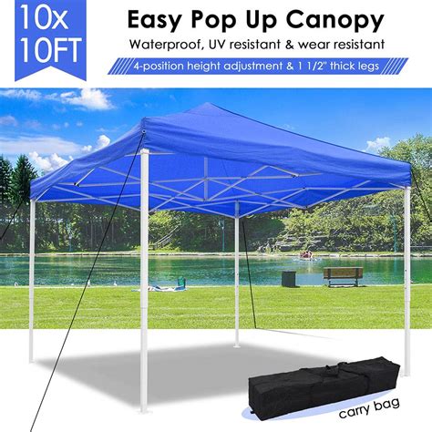 Ez Pop Up Canopy Tent Wedding Party Commercial Outdoor Instant Shelter