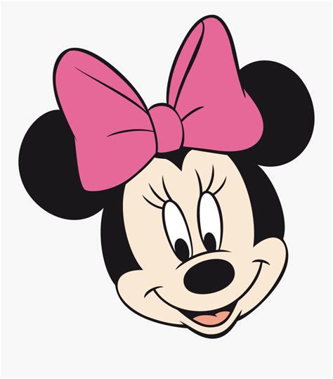 Pink Minnie Mouse Face Free Transparent Clipart Clipartkey
