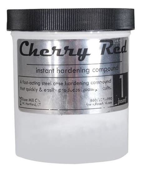 Cherry Red Surface Hardening Compound 1 Lb Jar Tr Cher 1 81 003
