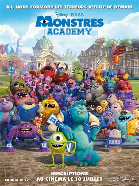 Monstres Academy Nouvelle Bande Annonce Affiche Et Visuels Du Film