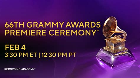 66th grammy awards premiere ceremony youtube