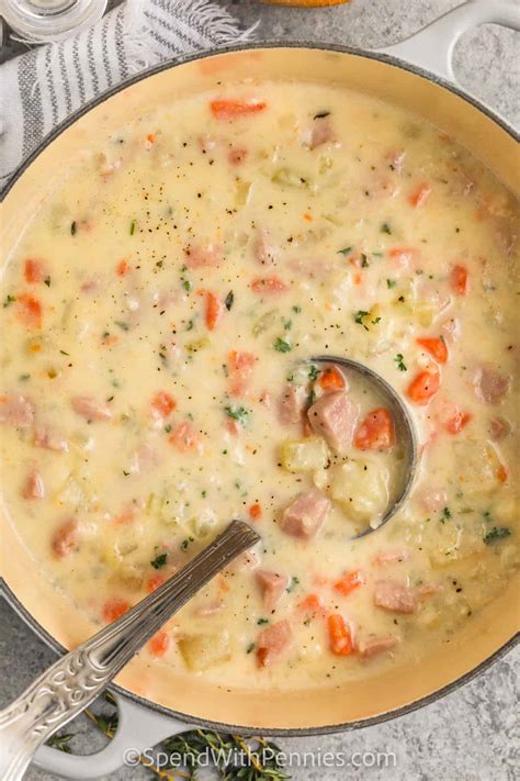 Ham And Potato Soup Spend With Pennies Honey And Bumble Boutique