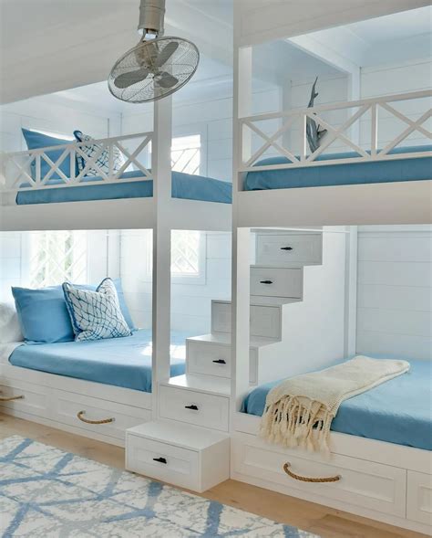 10 Smart Built In Bunk Bed Ideas For Small Shared Bedrooms