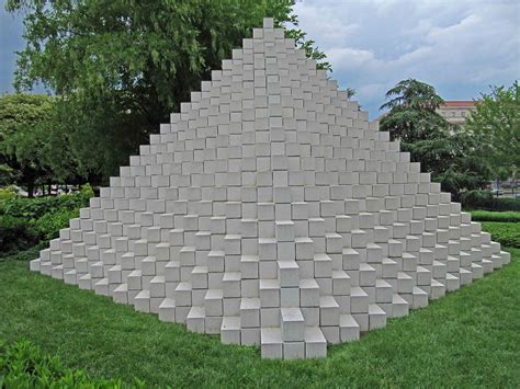 Four Sided Pyramid Sol Lewitt 1965 Sculpturestructure