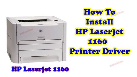 Black and white laser printer. How To Install Hp Laserjet 1160 Printer Driver For Windows ...