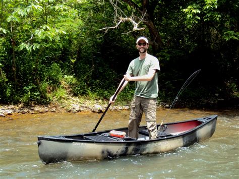 Although the discovery 119 is normally paddled using a single bladed canoe paddle, a double bladed kayak paddle can also be used. Old Town Guide 119 aka Discovery 119 - Solo Canoe Review | Natural Revelation - Exploring the ...