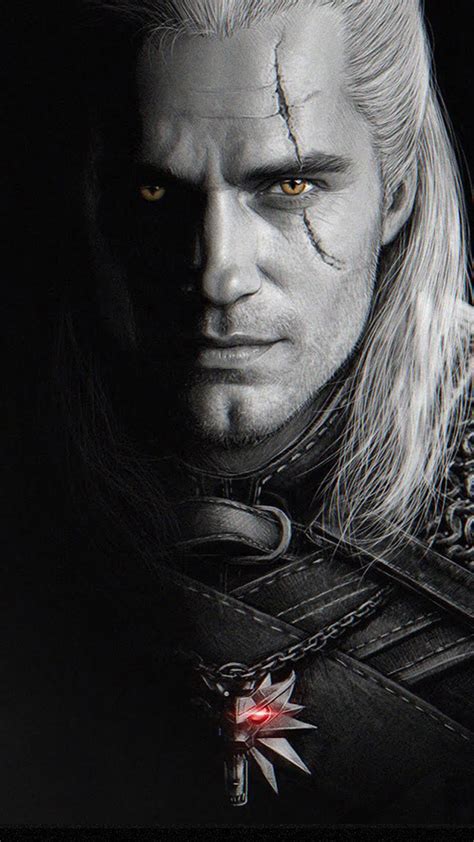 Witcher Amoled Portrait Wallpapers Wallpaper Cave