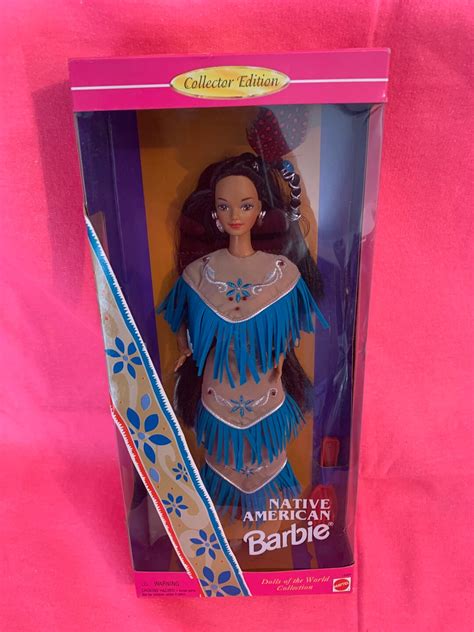 Native American Barbie 1996 Dolls Of The World Collection Etsy