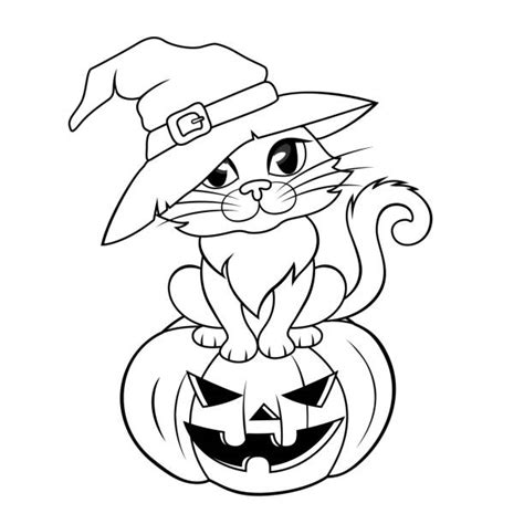 26 Best Ideas For Coloring Black Cat Halloween Coloring Pages