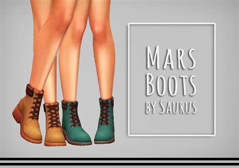 Sims 4 Maxis Match Boots Cc Male Female Fandomspot