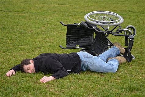Wheelchair Men Falling Vulnerability Stock Photos Pictures And Royalty