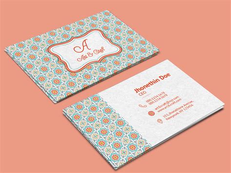 110 Formidable Craft Business Cards Document Templates