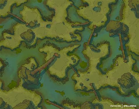 Swamp Battlemap Fantasy Map Dungeon Maps Fantasy World Map My XXX Hot Girl