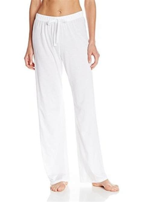 Hanro Hanro Womens Cotton Deluxe Drawstring Pajama Pant Sleepwear