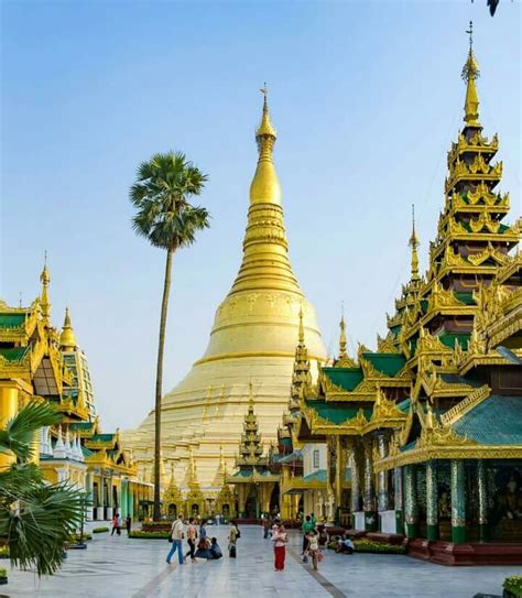 Buddhist Pagoda Pagoda Temple Buddhist Temple Myanmar Travel Asia