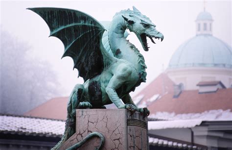 Dragon Statue In Slovenia Faxo Faxo