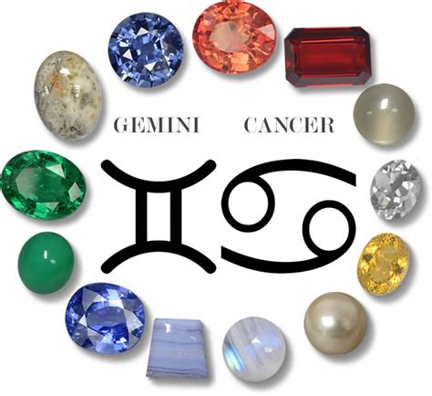 June Zodiac Gemstones Moonstone Pearl Sapphire And More