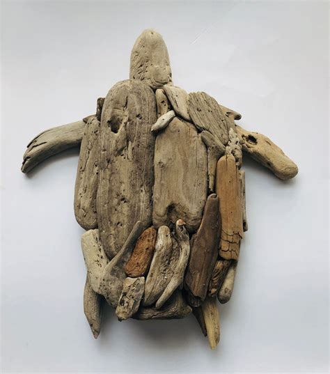 Driftwood Turtle Driftwood Art Sculpture Driftwood Sculpture