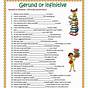 Gerunds And Gerund Phrases Worksheet