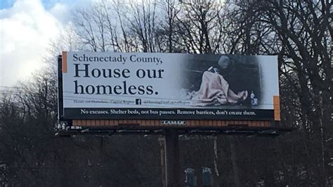 New Billboard Highlights Homeless Crisis In Schenectady County Pushes For More Funding