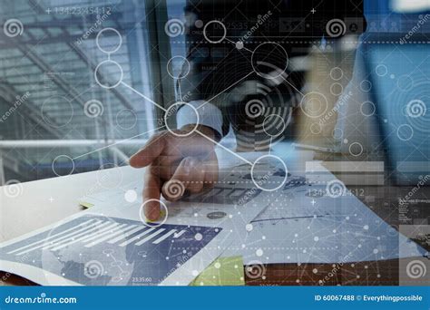 Businessman Hand Working With Modern Technology Stock Photo Image Of