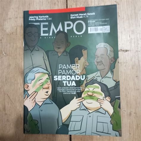 Jual Pamer Pamor Serdadu Tua Majalah Tempo Ed 25 Sep 1 Okt 2023 Di