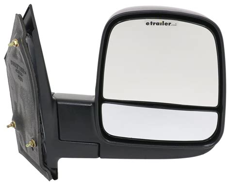 K Source Replacement Side Mirror Manual W Spotter Mirror Textured Black Passenger Side K