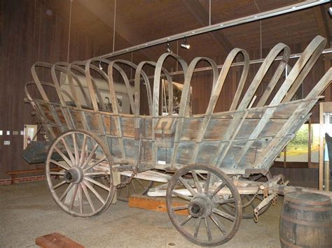 Conestoga Wagon On Display At The Zane Greynational Road Museum In