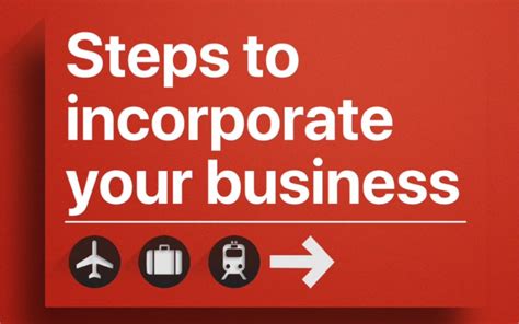 Steps To Incorporate Your Business