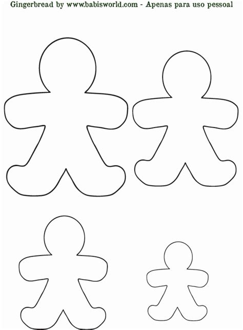 May 13, 2021 · gingerbread men & women templates to download. Gingerbread man template: create out of fabric or paper ...