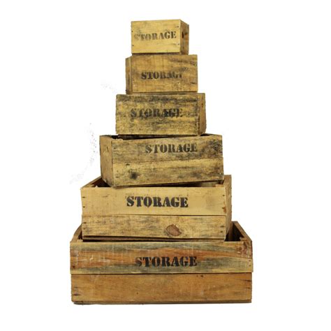 Wooden storage crates - Corsa Deco webshop for wooden crates & tables!