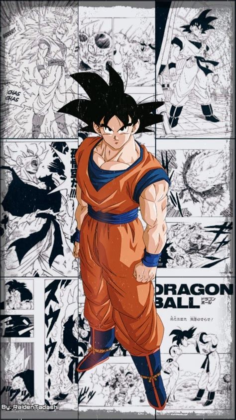 Goku Mangá Background Wallpaper Made By Raidentadashi Anime Dragon