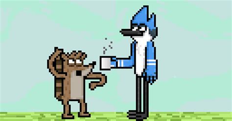 Hi Another Pixel Art Or A Sequence And Now I Bring Rigby First Of
