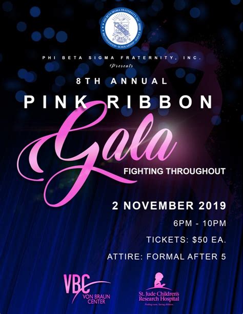 Pink Ribbon Gala Beta Epsilon Sigma Chapter Of Phi Beta Sigma