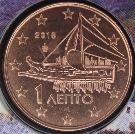 Greece Euro Coins Unc 2018 Value Mintage And Images At Euro Coinstv