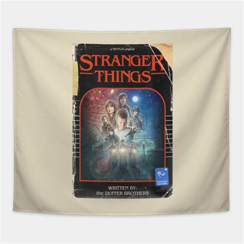 Stranger Things Book Cover Stranger Things Tapestry Teepublic