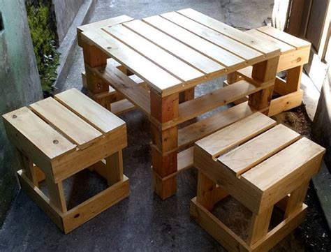 Cara membuat meja dari kayu palet bergaya rustic meja. 12 Contoh Meja Kursi Dari Palet Untuk Cafe Atau Warkop ...