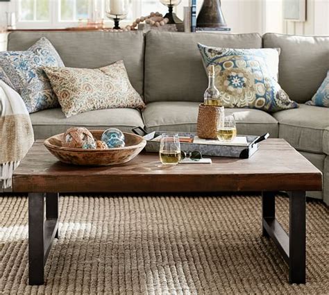 While not true barn wood, the texture and appearance is remarkable. Pottery Barn Coffee Tables, Side Tables Sale: Up To 30% ...