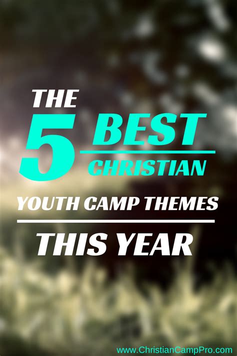 While awaiting the kids arrival, i decided. The 5 Best Christian Youth Camp Themes This Year ...