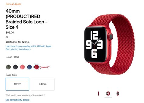 Apple Watch Productred Solo Loop And Braided Solo Loop Bands Now Available Laptrinhx