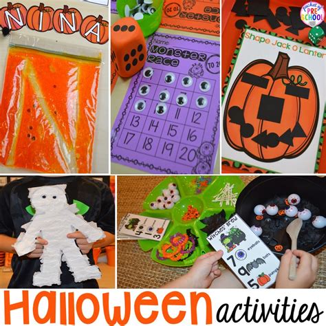 Halloween Activities And Centers For Preschool Pre K And Kindergarten